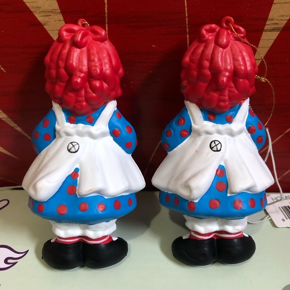 Bundle of (2) Vintage 1992 Raggedy Ann Ornaments - Picture 6 of 9